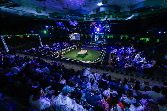 2024年9ボール世界選手権でもRASSONテーブルが採用