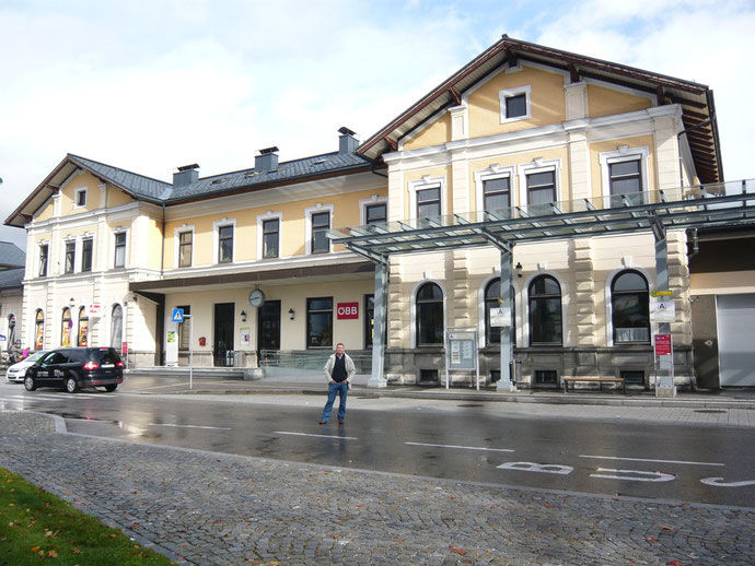 Edificio principal de la estación de Bad Ischl