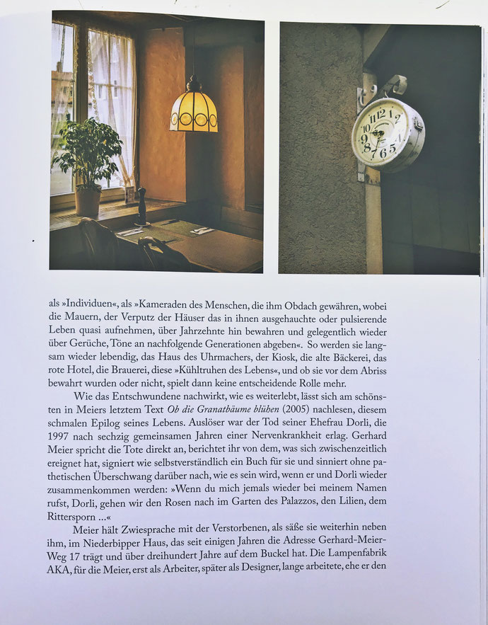 Pedro Meier Archiv – Rainer Moritz »Zum See ging man zu Fuss« Wo die Dichter wohnen. Gerhard Meier Niederbipp – Amrain. Thomas Mann, Hauptmann, Tucholsky, Bachmann, Hesse, Frisch, Kafka, Pessoa, Proust. Fotos Anna Aicher, Andreas Licht. Knesebeck Verlag