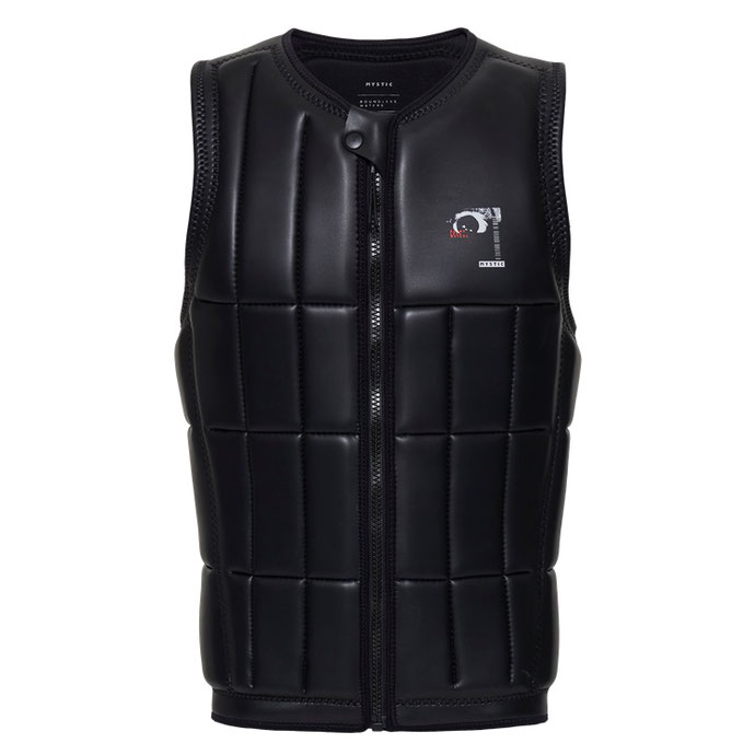 Mystic Anarchy Impact Vest Fzip Wake Black 2024 bei WindSucht im SALE