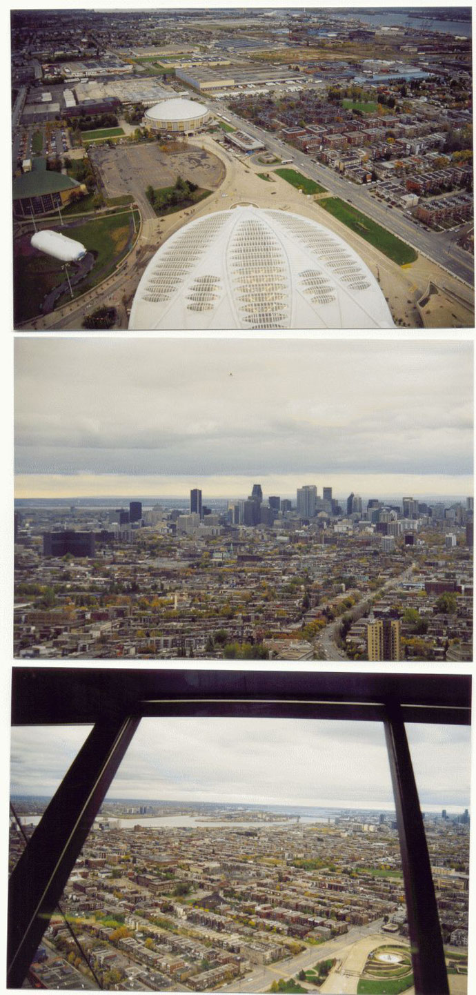 Montreal Blick vom Turm des Olympiastadions