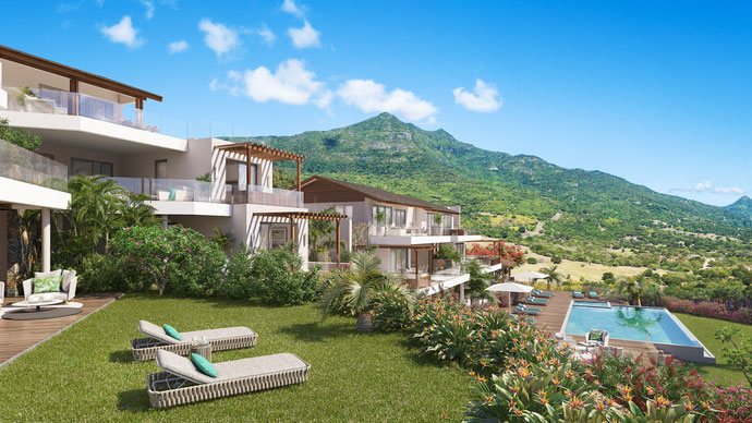 Vente d'appartement Île Maurice avec vue mer