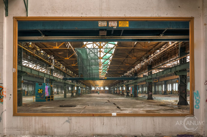 Abandoned Train Repair Workshop in Germany