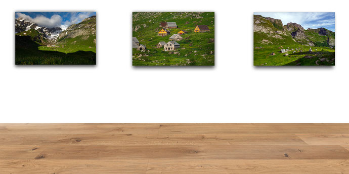 Meglisalp, Berggasthaus Meglisalp, Marcel Schiegg, Alpstein, Appenzell, Appenzellerland, Wandbild, Alu Dibond, Dibond, Creativeprint