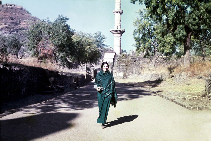 Sher at Daulatabad Fort, Aurangabad,  India- January 1975 : Photo taken by Tony Zois