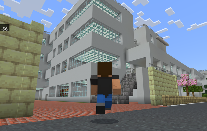 マイクラで学校探索してみよう