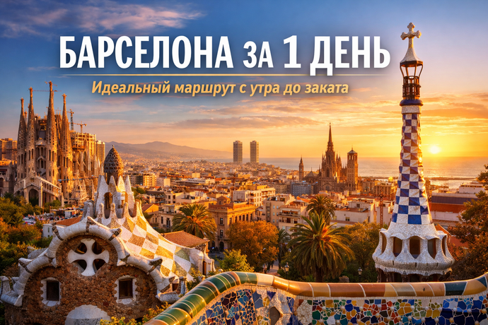 Барселона за 1 день: реальный маршрут с утра до заката