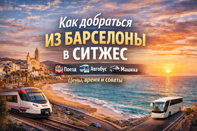 Как добраться из Барселоны в Ситжес