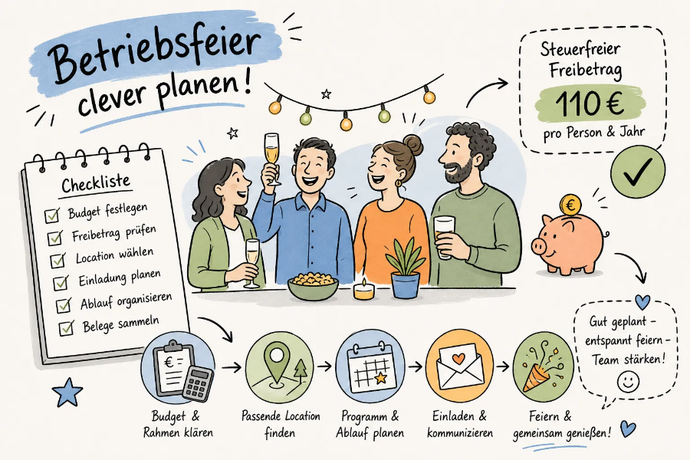 Betriebsfeier planen 