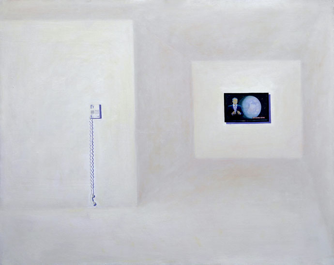 Breaking news, Oil on canvas, 120 x 150 cm *2010