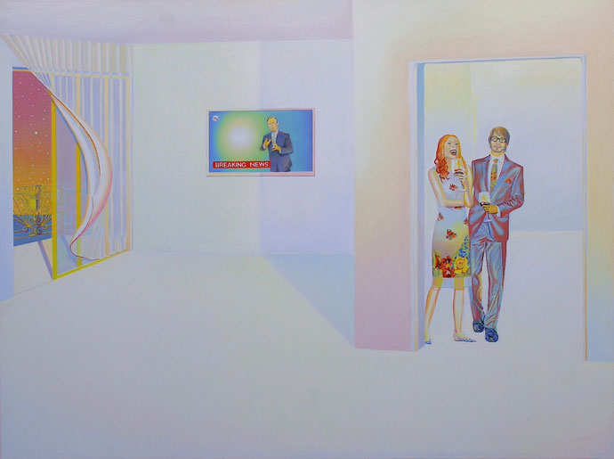 Breaking News, Oil on canvas, 120 x160 cm *2018 