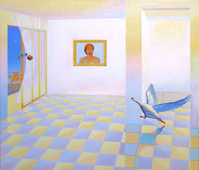 As In The Dream, Oil on canvas, 120 x 140 cm *2018