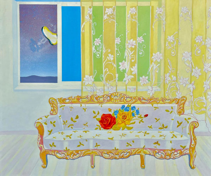 'Journey,  Oil on canvas, 100x120 cm * 2023