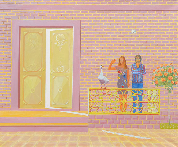 House No.7 , Oil on canvas, 100 x 120 cm *2016