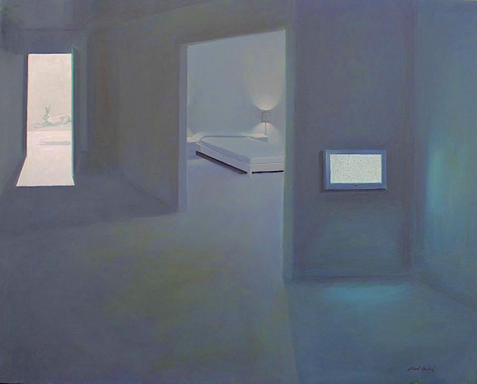 The Secret, Oil on canvas, 120 x 150 cm 