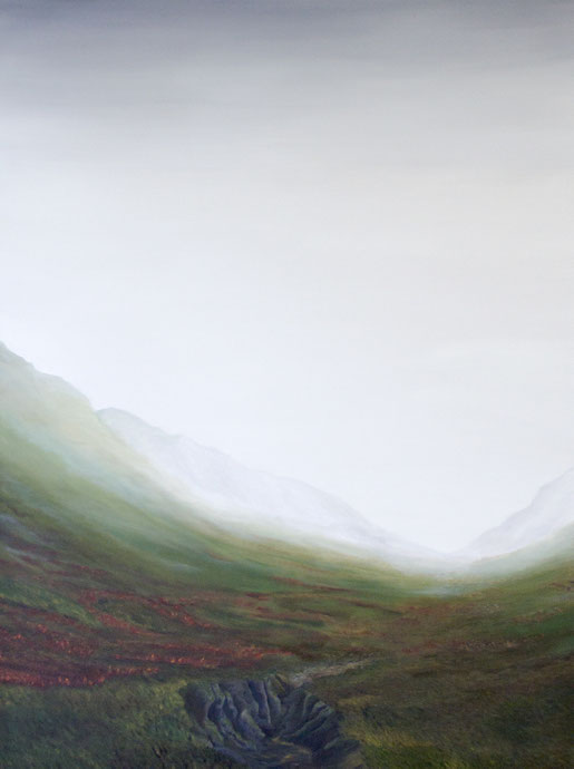 Element Erde II. 200 x 150 cm, Öl auf Leinwand, 2015.