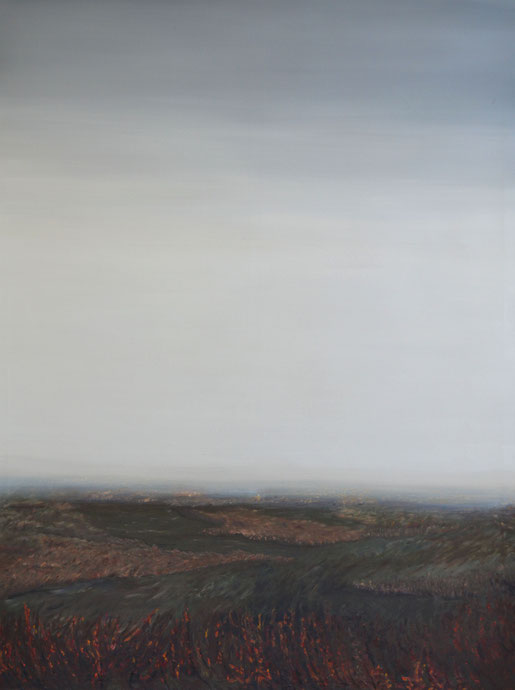Element Erde I. 200 x 150 cm, Öl auf Leinwand, 2015.