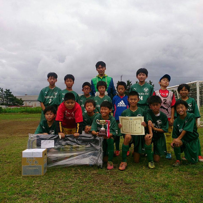 優勝の笑顔です！