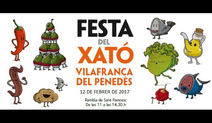 Programa de la Fiesta del Xatò en Vilafranca del Penedès