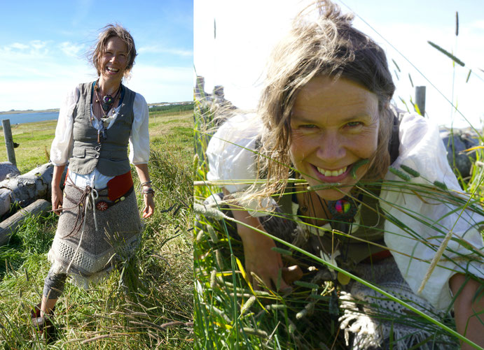 Linda the beautiful icelandic Dragon Lady with our Dragoneye Pendant! ((((( AááÚÚúúú linda WindWolf ))))))