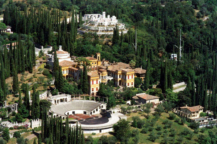 miss ellies gartenreisen überblick vittoriale degli italiano , gardasee italien