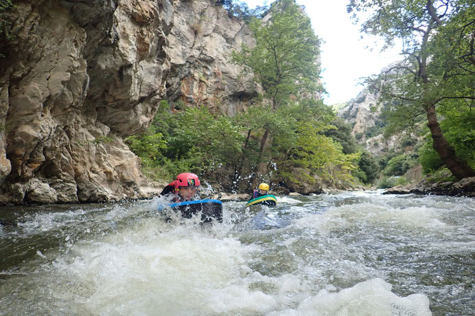 Hydrospeed dans la Pierre Lys - Pyrénées Audoises