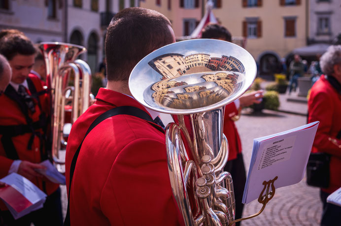Auf der Piazza Paolo Diacono (Cividale)