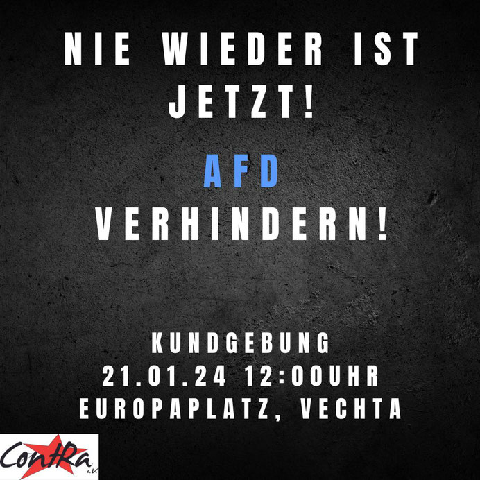 Ramnitz ContRa AfD Vechta Rassismus Demo