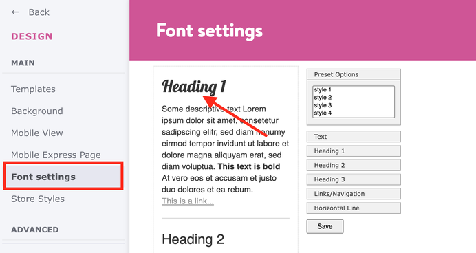 Style Editor Matrix themes Jimdo has-shadow