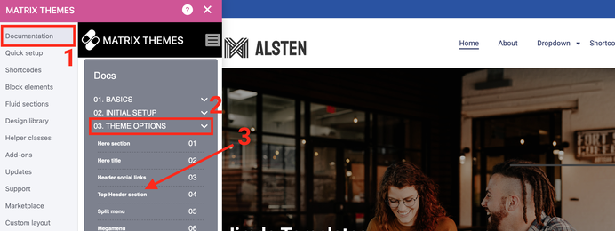 Style Editor Matrix themes Jimdo has-shadow