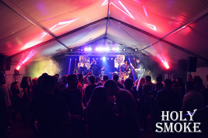 Holy Smoke Rock Coverband bei 100 Jahre FV Steinau - Rock Am Steines. Partyband und Hochzeitsband in Hessen.