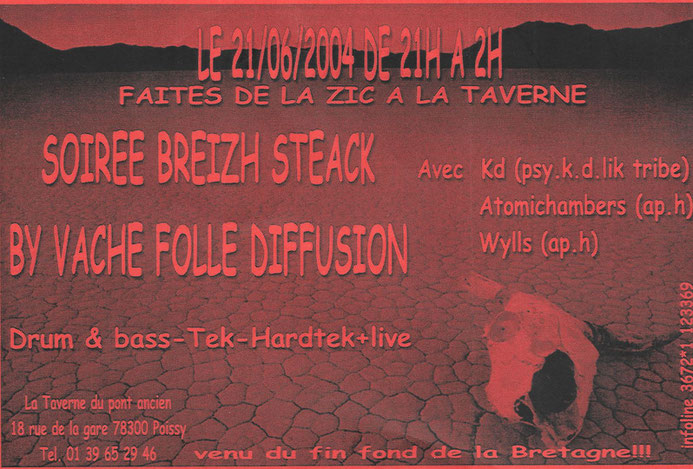 Poissy - Troudet Jean-Charles (KD) Atomichambers & Wylls (AP.H) - Vache Folle Diffusion - Breizh Tek