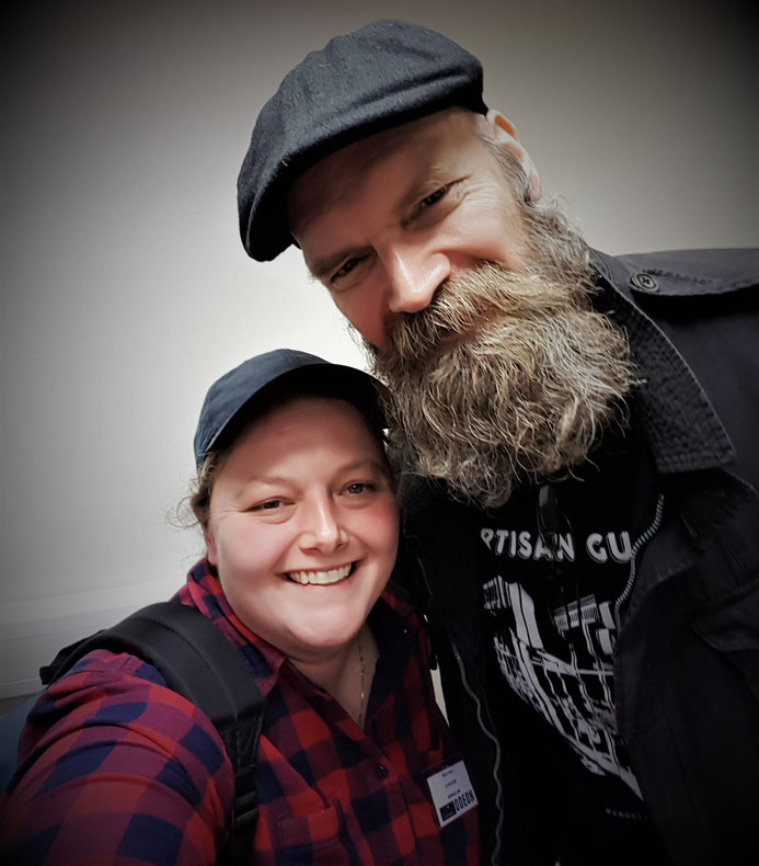 Selfie with Tyler Mane at For the Love of Horror