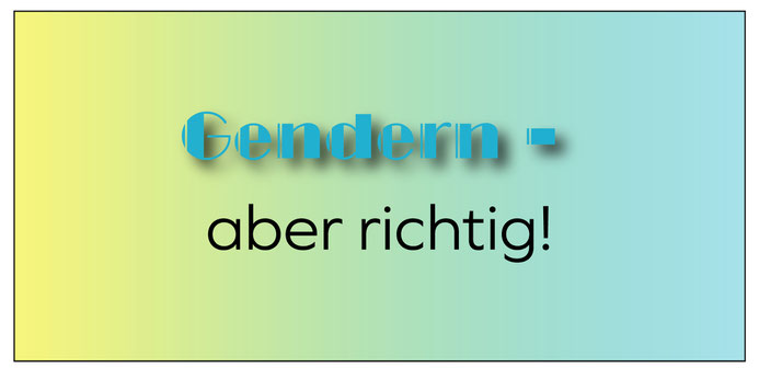 Richtig gendern