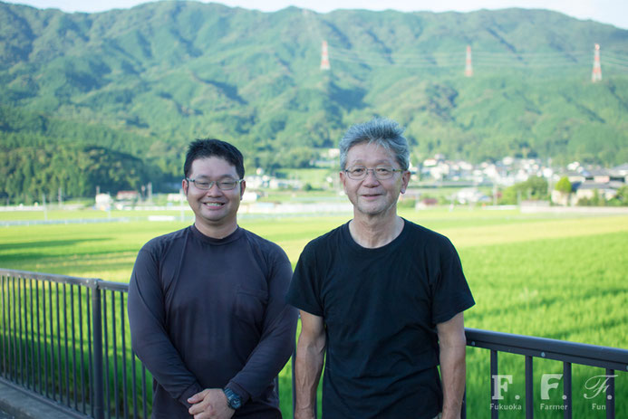 福岡市早良区脇山 馬場康平さん（左）雄治さん（右）