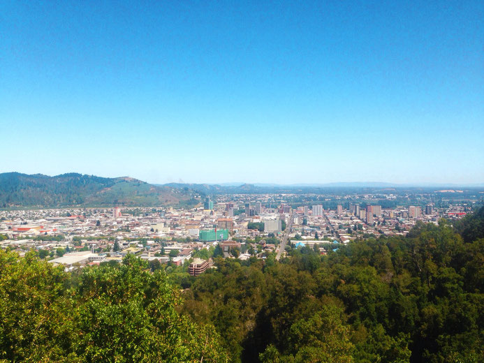Temuco, der Blick vom Cerro Ñielol