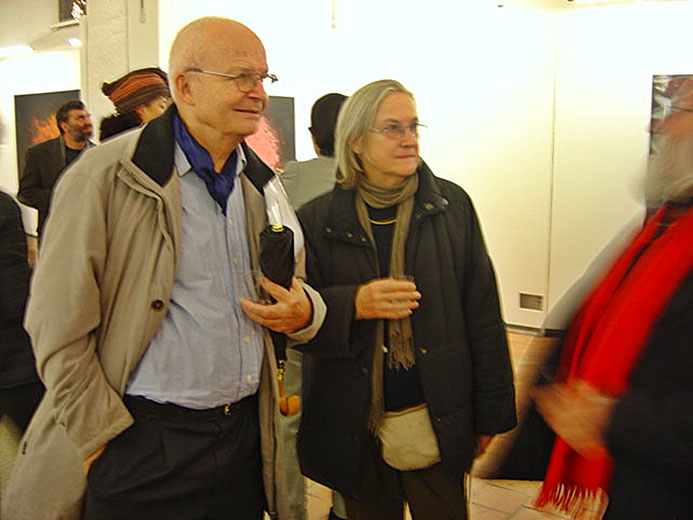 Pedro Meier – Heinz Lüthy, Barbara Lüthy, Buchhaus Solothurn, Franz Anatol Wyss – Ausstellung: Neue Horizonte – Alte Kirche Härkingen 2003 –  © Pedro Meier Multimedia Artist/ProLitteris Zürich – Bangkok Art-Group Visual Art – Gerhard Meier-Weg Niederbipp 