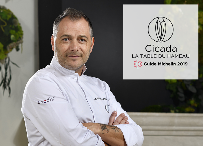Christophe Chiavola, the new Chef of the Hameau des Baux