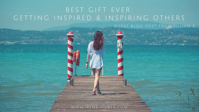 Irene at Lake Garda in Sirmione for her birthday