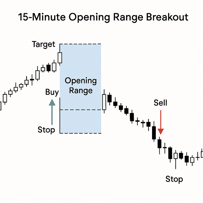 15-Minute Opening Range Breakout Strategy for U.S. Equities, US500, US100, US30.