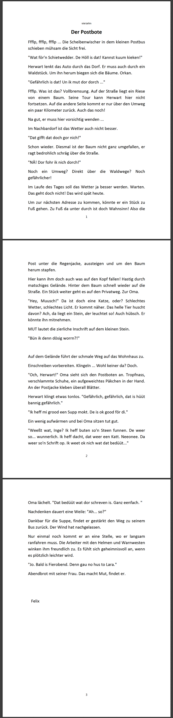 14 Der Postbote