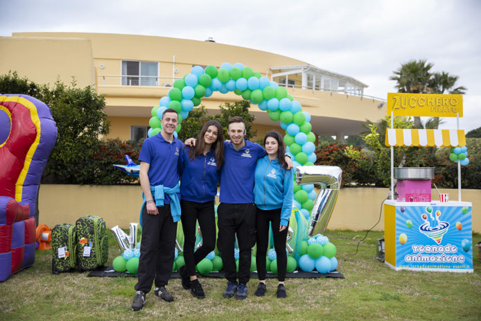 Animatori per bambini in un evento a roma