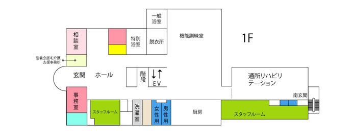 施設見取り図　一階