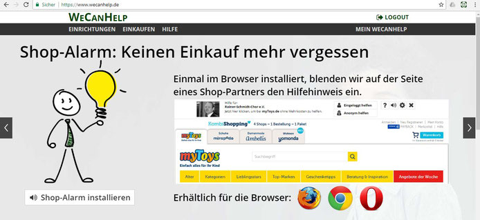 Die boost-bar ist der beste Weg IMMER an das boost-project erinnert zu werden