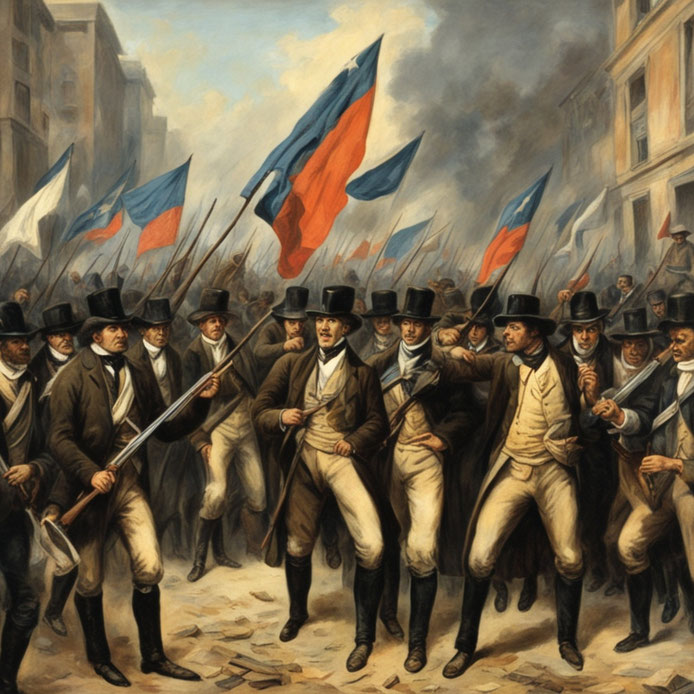 Symbolbild: Revolution im 19. Jahrhundert
