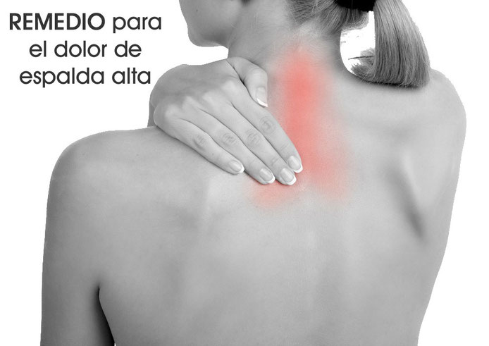 Remedio para el dolor de espalda alta