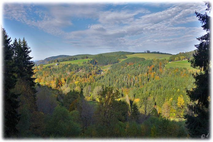 Ein weiter Herbstblick