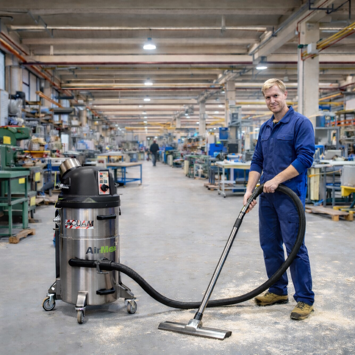 AirMex Industriesauger für Industrie und Handwerk im Einsatz