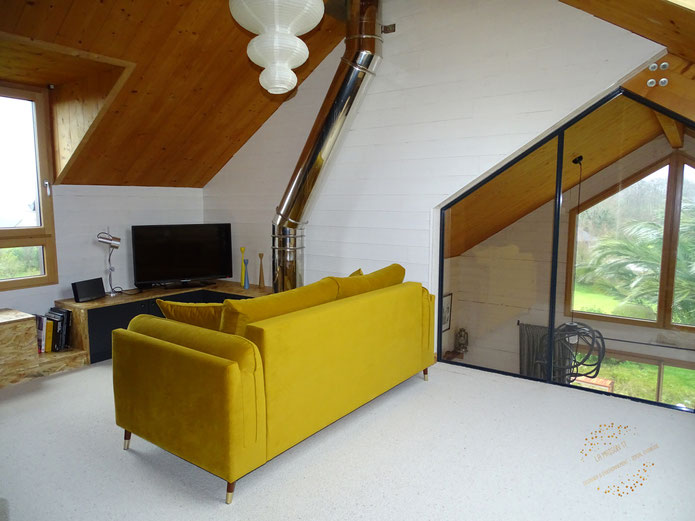 verriere-mobilier sur mesure-osb-bureau-bibliothèque-mezzanine-décoration-architecture interieur-quimper-concarneau-benodet-fouesnant-finistere