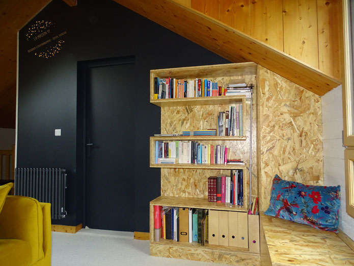 verriere-mobilier sur mesure-osb-bureau-bibliothèque-mezzanine-décoration-architecture interieur-quimper-concarneau-benodet-fouesnant-finistere